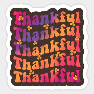 Thankful Sticker